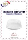 Embalagem bolo G 50MA tampa alta - c/50 unid. - bolo, torta, confeitaria, pudim, manjar (572)