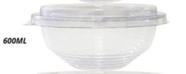 Embalagem Bowl Transparente 600 Ml poke, saladas - DPC 600 cx com 200 und