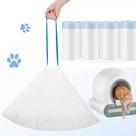 Embalagem de 4 Sacos de Resíduos para Caixa de Areia Inteligente Newpet - Plástico Durável e Resistente