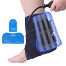 Embalagem de gelo no tornozelo Comfpack Comfpack Compression com 2 compressas frias