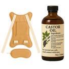 Embalagem de óleo de rícino BESEFFIE Organic com óleo de rícino 240 mL