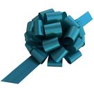 Embalagem de presente com acabamento em fita decorativa, etc., 9 polegadas, azul-petróleo, pacote com 6