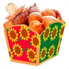 Embalagem Descartável de Festa Junina Kit 8 Cachepots Girassol pra Porção e Comidas Típicas