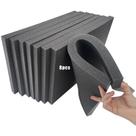 Embalagem: Espuma LAFENLIN, pacote com 8 estojos para pistolas, 40 x 30 x 2,5 cm, preto
