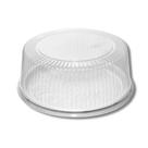 Embalagem G60 P60 Alta Branca com Tampa 50 Unid. para Bolo, Torta, Sobremesa Descartável Reforçada Delivery