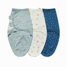 Embalagem Insular Baby Swaddle Wrap, pacote com 3 unidades, algodão macio, de 0 a 3 meses