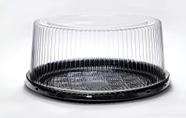 Embalagem Para Bolo Mini Torta Media 0,70kg P32m Preta 100un Preto