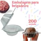 Embalagem para Brigadeiro e Doces 200 unidades.