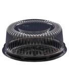 Embalagem para Mini Bolo S35 Base Preta Tampa Alta. Caixa. 100 Unidades