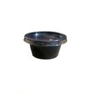 Embalagem para Molho com Tampa Preto 30ml F695 Fibraform com 50 unidades