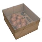 Embalagem para Ovo de Colher Kraft Ajustável 50g 100g