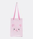 Embalagem para Presente Estampa Porquinho Rosa - Sacola Pequena Embalagem para Presente Estampa Porquinho Rosa - Sacola Pequena