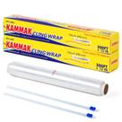 Embalagem plástica KAMMAK Food Cling Wrap 30 cm x 90 m sem BPA (pacote com 2)