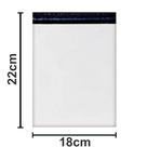 Embalagem PP Saco Plástico Envelope Segurança 18x22 100 Uni