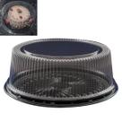 Embalagem Sanpack S56 para Bolos Tortas Média Base Preta. Caixa com 50 Unidades.