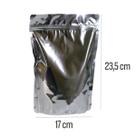 Embalagem Saquinho Stand Up Pouch Metalizado 17x23,5 cm - 300 unidades