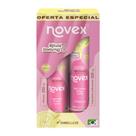 Embelleze kit novex shampoo+condicionador 300ml oleo carmelia tsubaki