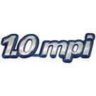 Emblema 1.0 Mpi Fd Azul Cromado Univesal Sandero Ate 2011 Nk-130555a
