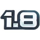 Emblema 1.8 Moderno Cromado Escort Nk-130227b Emblema 1.8 Moderno Cromado Escort Nk-130227b
