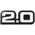 Emblema 2.0 Antigo Cromado Fox rio Nk-130103b Emblema 2.0 Antigo Cromado Fox rio Nk-130103b