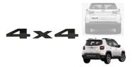 Emblema 4x4 Jeep Renegade 2015/2021 Compass 2017/2021 Preto