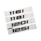 Emblema Adesivo 3D ABS Preto Para Porta-Malas De Carros BMW 114i 116i 118i 125i 130i 135i 140i 120i