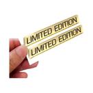 Emblema Adesivo 3D Dourado Para Carro, 2 Peças, Edição Limitada, Decalque Para Porta-Malas De Carro,