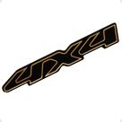 Emblema Adesivo 4x4 Blazer S10 Ouro Resinado Bar008