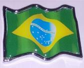 Emblema Adesivo Alto Relevo 3d Bandeira Do Brasil Resinado Emblema Adesivo Alto Relevo 3d Bandeira Do Brasil Resinado
