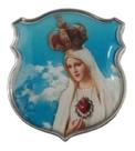 Emblema Adesivo Alto Relevo 3d Nossa Senhora de Fatima Resinado