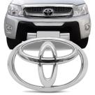 Emblema Adesivo Alto Relevo Grade Frontal Toyota Hilux Srv 2005 a 2015 Cromado