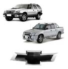 Emblema Adesivo Alto Relevo Gravata Grade Blazer ou S-10 2009 a 2012 Black Piano