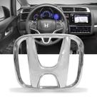 Emblema Adesivo Alto Relevo Volante Honda New Civic Fit City Hrv