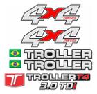 Emblema Adesivo Amarelo compatível Troller T4 2010 Emblema Adesivo Amarelo compatível Troller T4 2010