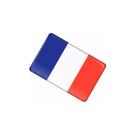 Emblema Adesivo Bandeira da França 3D Resinado SPTS