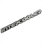 Emblema Adesivo Intercooler Blazer S10 Prata Resinado Bar027