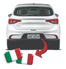 Emblema Adesivo Italia Placa Fiat Argo Uno Palio Toro - Par