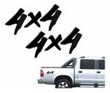 Emblema Adesivo Resinado 4x4 S10 1995 Preto S10r62 Fk