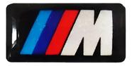 Emblema Adesivo Resinado BMW M 2x1cm Compatível