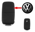 Emblema Adesivo Resinado Chave Canivete 14mm Vw Gol G4 G5 G6