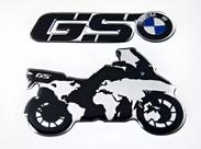 Emblema Adesivo Resinado Compatível BMW Motorrad 10x9cm