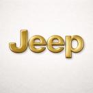 Emblema Adesivo Resinado Dourado compatível Jeep Cherokee Emblema Adesivo Resinado Dourado compatível Jeep Cherokee