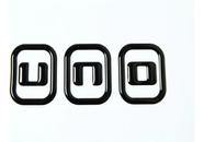 Emblema Adesivo Resinado Fiat Uno Rs17 Fgc Emblema Adesivo Resinado Fiat Uno Rs17 Fgc