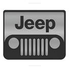 Emblema Adesivo Resinado Jeep 10x8 cm SPTS Emblema Adesivo Resinado Jeep 10x8 cm SPTS