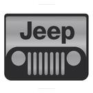 Emblema Adesivo Resinado Jeep 10x8 Cms Emblema Adesivo Resinado Jeep 10x8 Cms