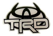 Emblema Adesivo Resinado TRD Preto compatível Toyota