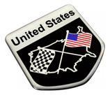 Emblema Adesivo United States USA compatível GM e Ford