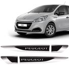 Emblema Aplique Lateral Peugeot Decorativo Resinado (par)