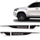 Emblema Aplique Lateral Toyota Decorativo Resinado (par)