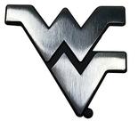 Emblema automotivo da West Virginia University WVU Mountaineers Metal